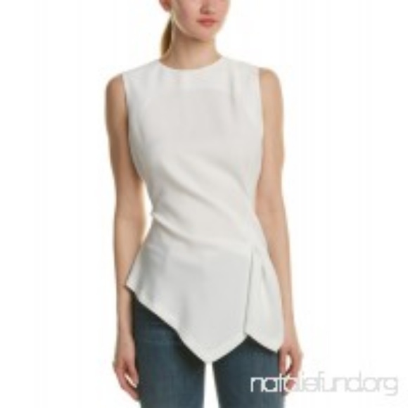 Chelsea And Walker Tops - 🐝🆕Chelsea And Walker White Ruched Blouse
